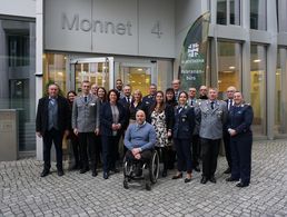 Einsatzveteranen, Verwundete sowie weitere Teilnehmerinnen und Teilnehmer kamen Ende März zu einer Tagung im Veteranenbüro der Bundeswehr zusammen. Foto: DBwV/Eva Krämer
