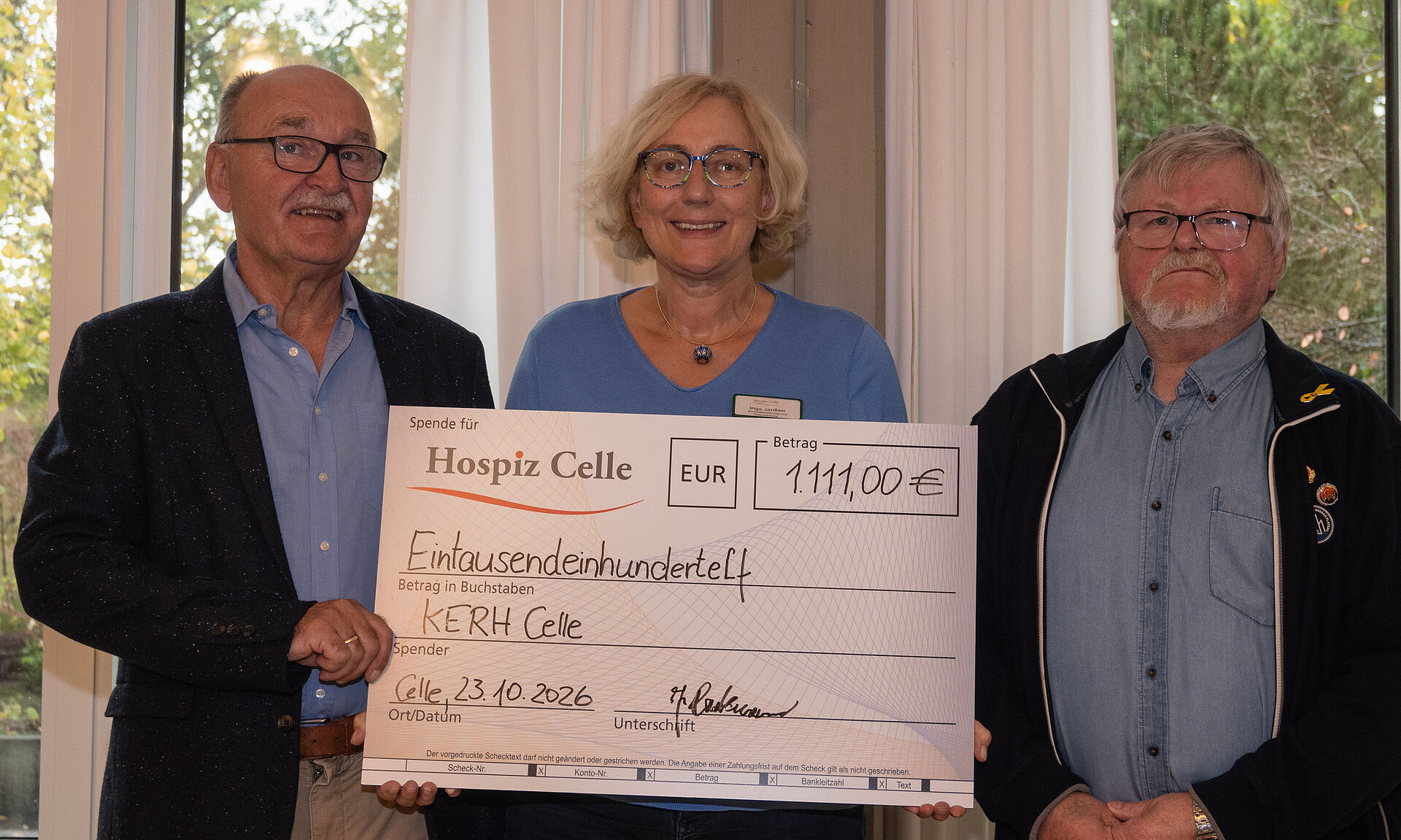 Spendenübergabe in Celle