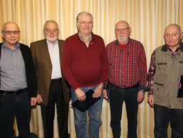 v.l.:  Kabon, Hoffmann, Seidel, Bock und Nowak (Foto: DBwV/LV Nord)