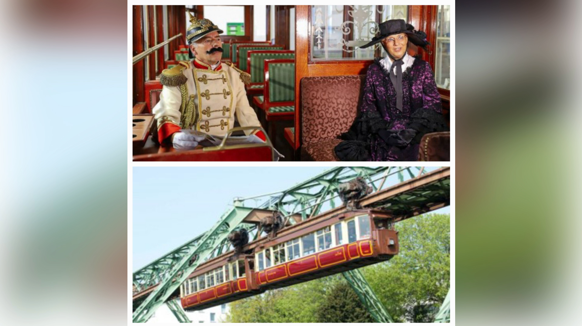 Düsseldorf-Bergisches Land: Bei Kaiserwetter im Kaiserwagen – Ehemalige schweben im historischen Ambiente
