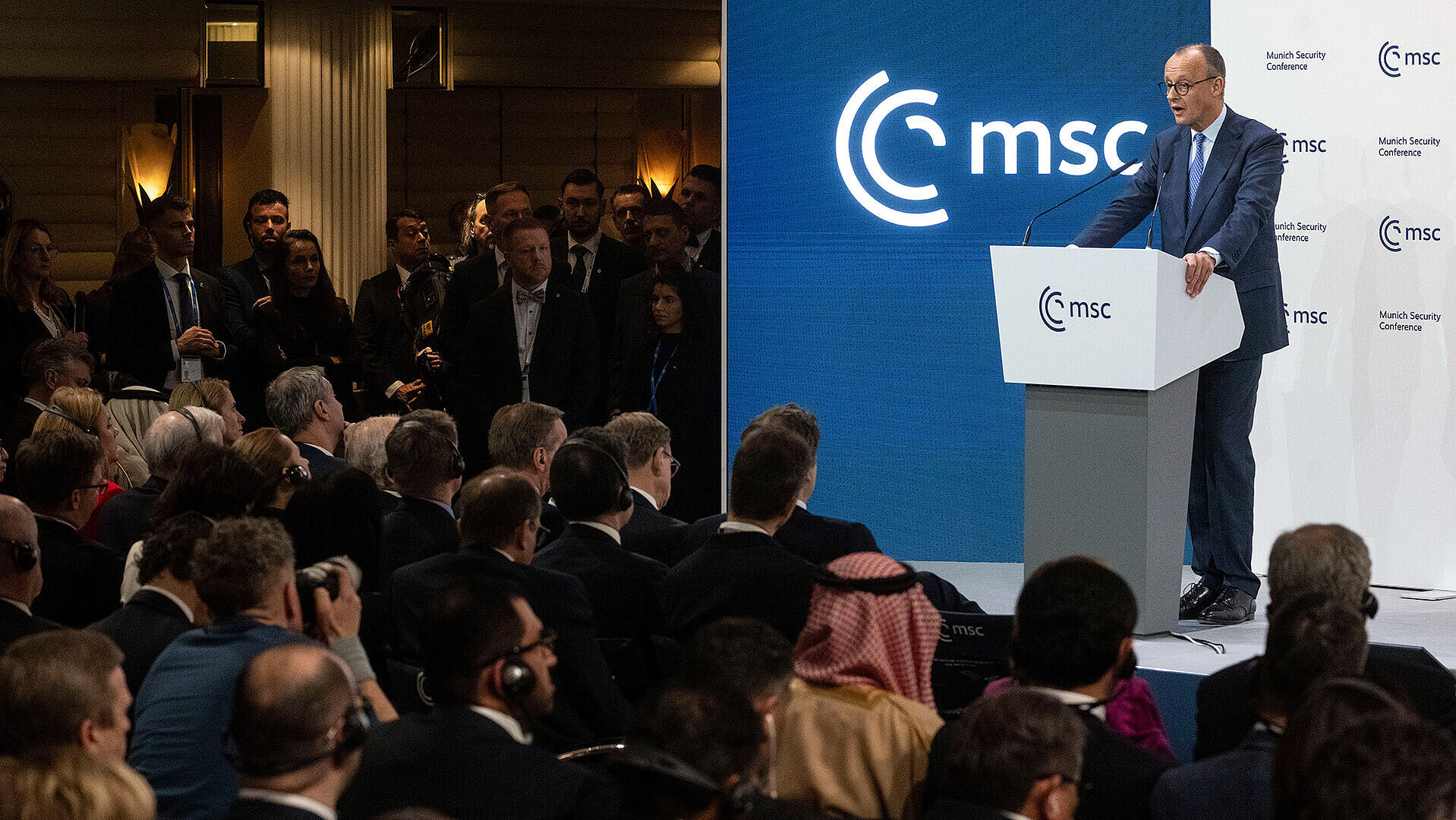 Kanzler eröffnet die MSC: „Gemeinsam sind wir stärker“