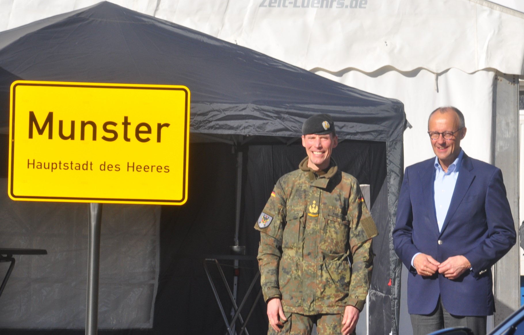 Bundeskanzler besucht Munster