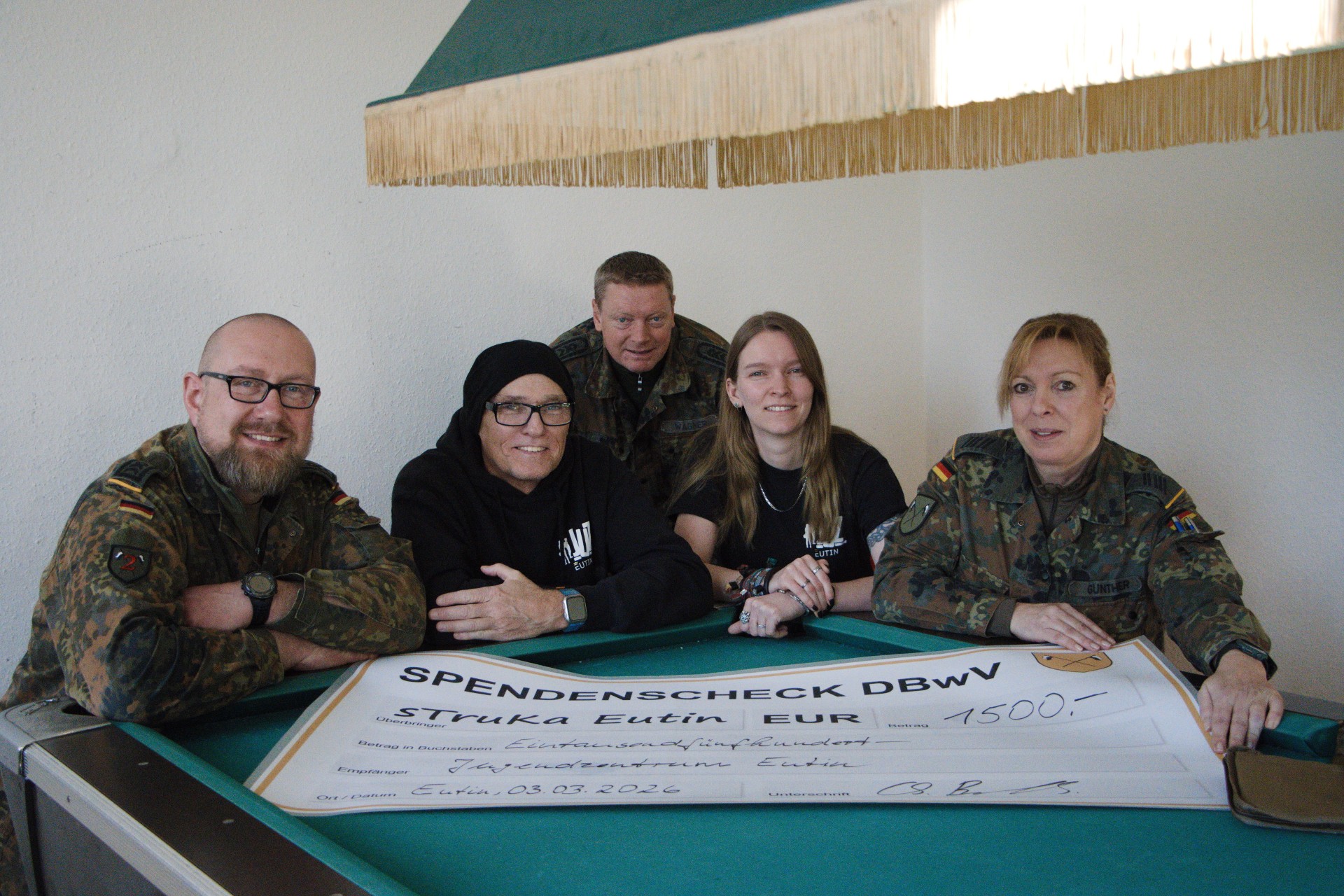 Eutin: Spende der Truppenkameradschaft