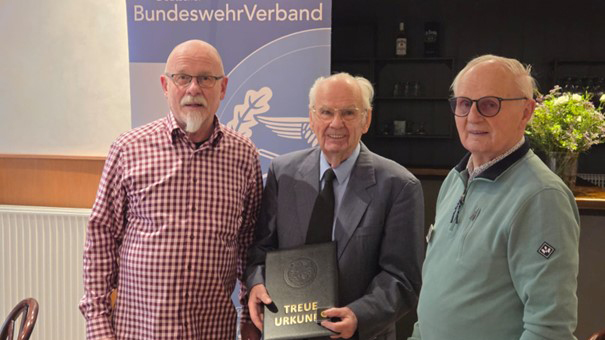 Ehrung für 60 Jahre Mitgliedschaft