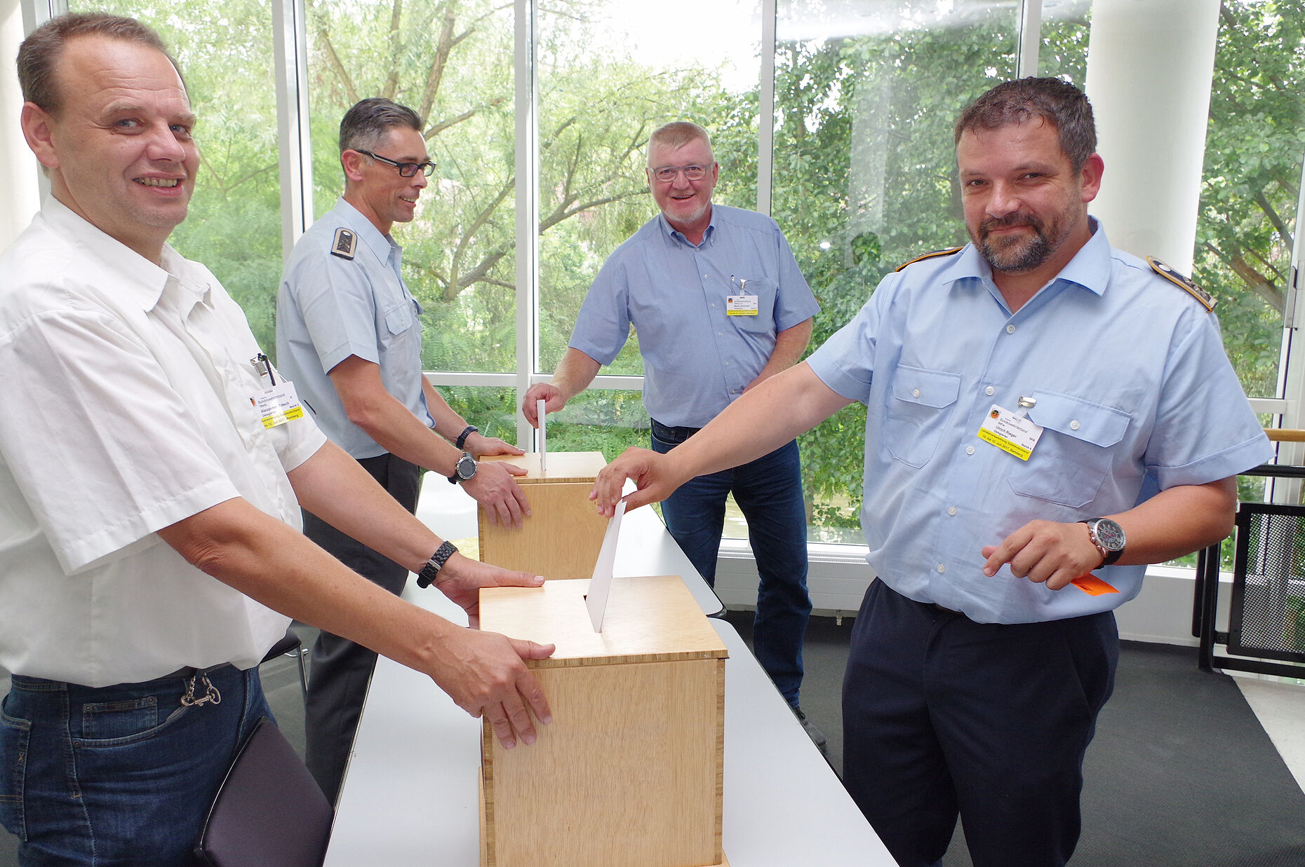 Wahl der Vertreter Süddeutschlands für den Koordinierungsausschuss Foto: DBwV/Henning