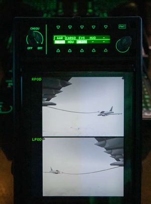Wichtig für die Luftbetankung, die im A400M vorhandenen Außenkameras werden in die Simulation integriert. Foto: Bundeswehr/Stefan Lüer