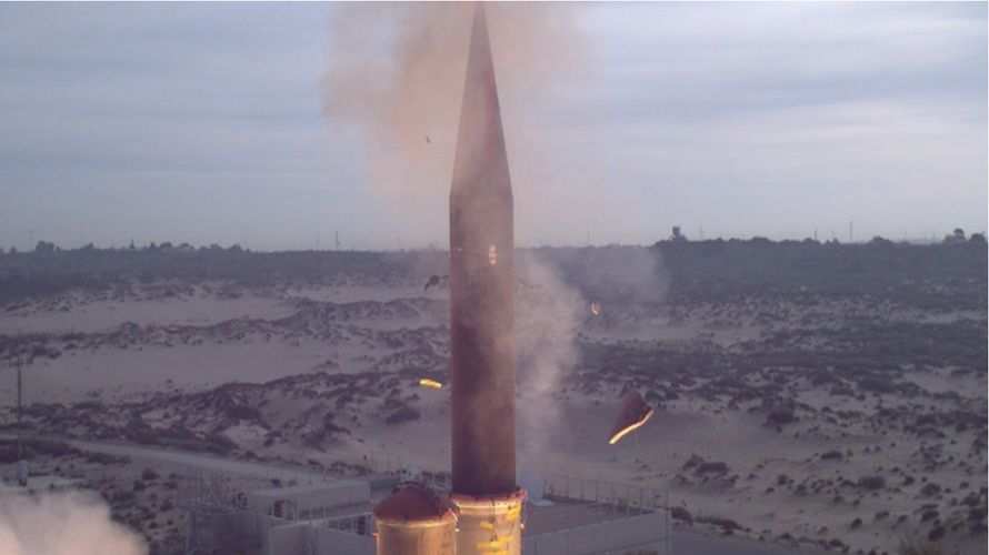 Teststart einer Arrow 3: Bald soll dieses System auch den deutschen Luftraum schützen. Foto: United States Missile Defense Agency 