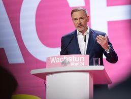 Der FDP-Parteivorsitzende Christian Lindner warf dem russischen Staatschef Wladimir Putin vor, Europa und die NATO spalten zu wollen. Foto: picture alliance/dpa/Hannes P Albert