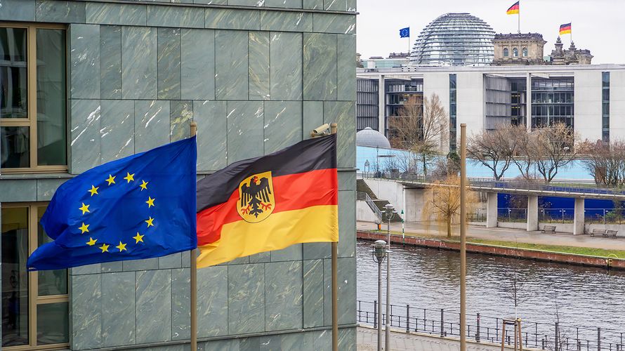 Am 1. Juli übernimmt Deutschland die EU-Ratspräsidentschaft. Die politischen Schwerpunkte hat Bundeskanzlerin Angela Merkel in einer Rede skizziert. Foto: picture alliance/dpa