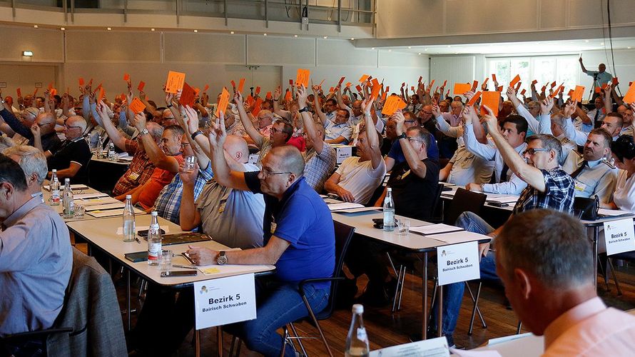 240 Delegierte: Drei Tage dauert die Versammlung des Landesverbands Süddeutschland. Foto: DBwV/Henning