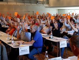 240 Delegierte: Drei Tage dauert die Versammlung des Landesverbands Süddeutschland. Foto: DBwV/Henning