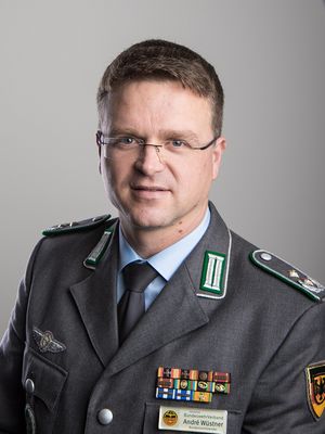 Der DBwV-Bundesvorsitzende Oberstleutnant André Wüstner