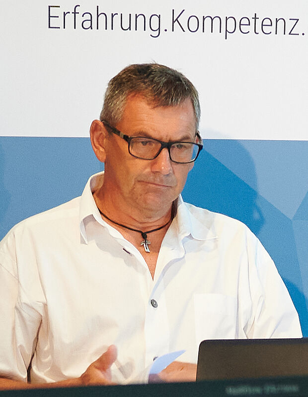 Oberstabsfeldwebel a.D. Erwin Kothmayr ist neuer Vorsitzender der KERH Ingolstadt – hier bei der Landesversammlung 2021. Foto: Ingo Kaminsky