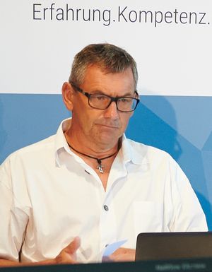 Oberstabsfeldwebel a.D. Erwin Kothmayr ist neuer Vorsitzender der KERH Ingolstadt – hier bei der Landesversammlung 2021. Foto: Ingo Kaminsky