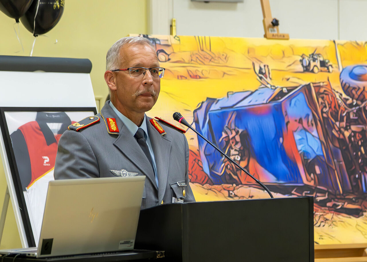 Brigadegeneral Michael Tegtmeier, Kuratoriumsvorsitzender der SVS