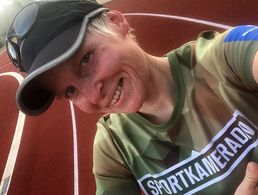 Sportkameradin: Korvettenkapitän Anke Mies ist ambitionierte Läuferin. Foto: Privat
