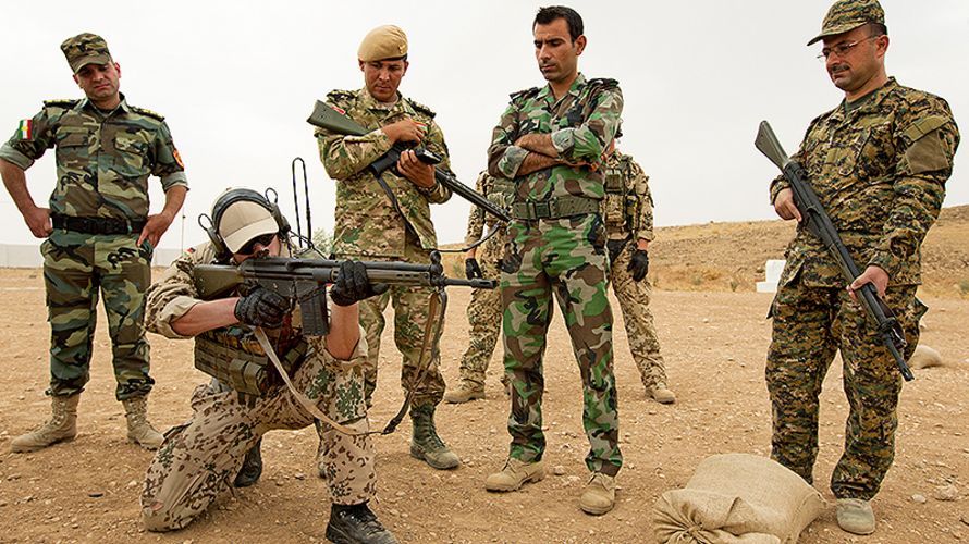 Waffenausbildung im Irak. Foto: Bundeswehr
