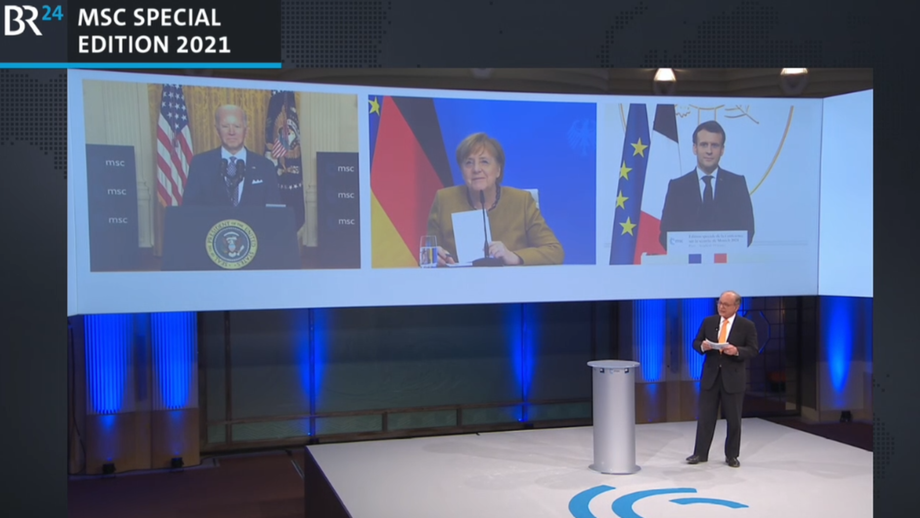 Gastgeber Wolfgang Ischinger konnte seine hochkarätigen Konferenzteilnehmer nur virtuell begrüßen. Scrennshot: DBwV