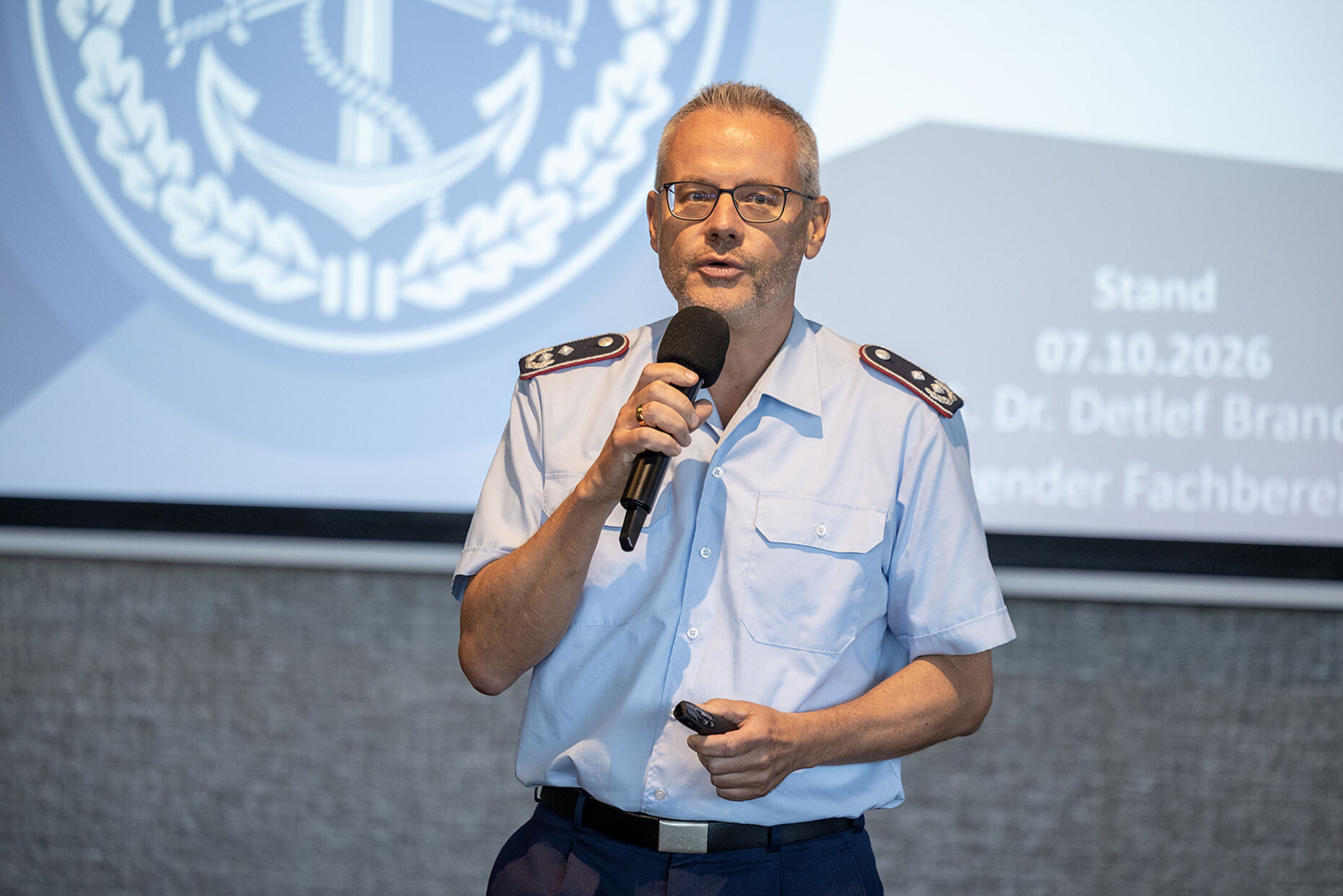 Oberstleutnant i.G. Dr. Detlef Brandenstein, Vorsitzender des Fachbereichs Besoldung, Haushalt und Laufbahnrecht im DBwV-Bundesvorstand.