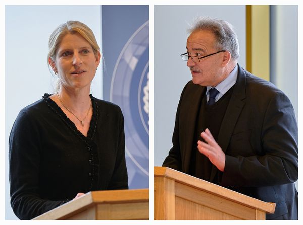 Anerkennung für ihre Leistungen erfuhren die Soldaten und der DBwV von der Ersten Bürgermeisterin der Stadt Laupheim, Eva-Britta Wind, und Josef Rief (MdB). Foto: Ingo Kaminsky