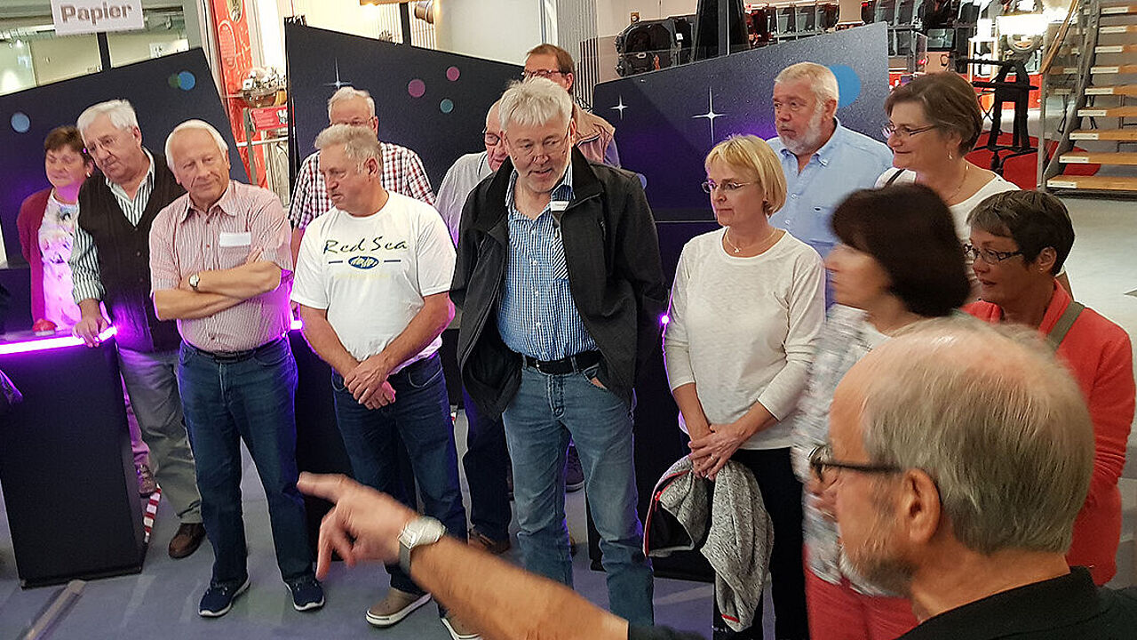 Mitglieder der Kameradschaft ERH Hemau im Deutschen Museum Bonn. Foto: Bernhard Seiberl