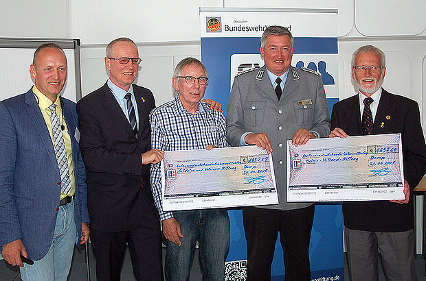v.l.: Schenkel, Kiesner, Heißenbüttel, Behr und Berkholtz