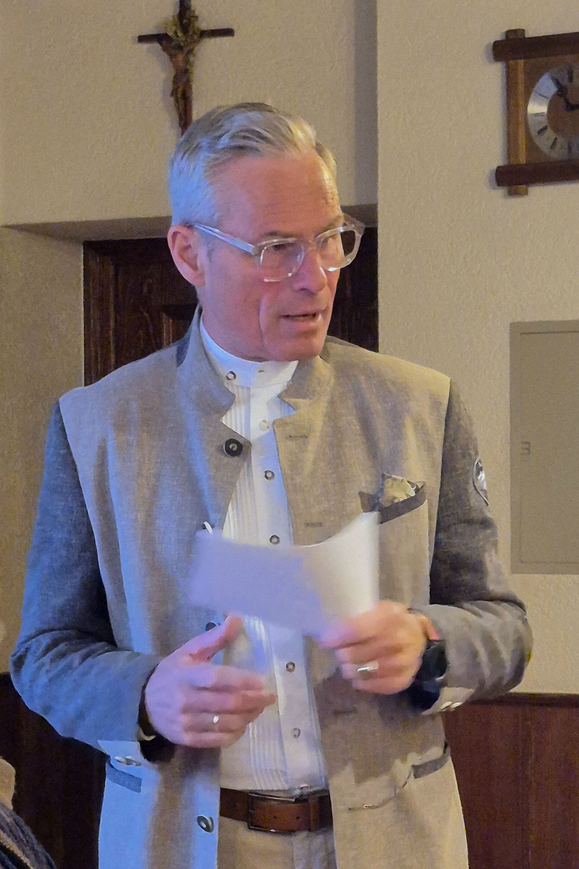 Vorsitzender Armin Rother stellte in seinem Ausblick auf dieses Jahr insbesondere die Wahl zum Vorstand der Kameradschaft am 18. März in den Fokus. Foto: Reinhold Wolpert