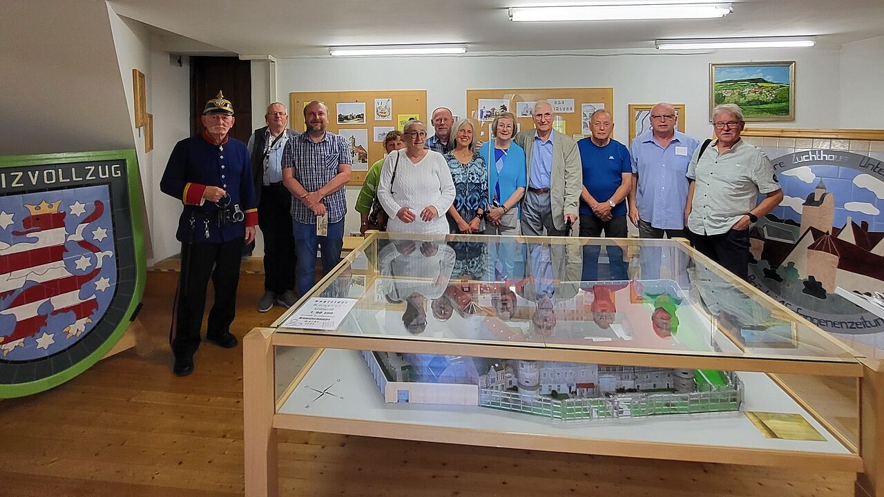 Die Teilnehmer der KERH Schmalkalden/Meinigen beim Besuch im Museum der JVA. Foto: Georg Ehrhardt