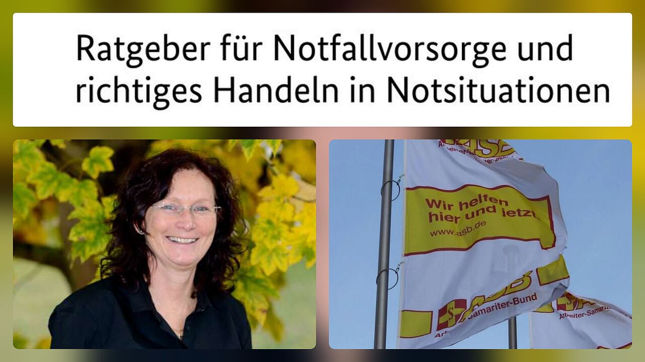 Sylvia Rohrhirsch vom ASB Neu-Ulm informierte Mitglieder der Kameradschaft ERH Ulm/Neu-Ulm über die Bedeutung der Selbsthilfe bei Katastrophen. Foto: ja