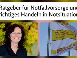 Sylvia Rohrhirsch vom ASB Neu-Ulm informierte Mitglieder der Kameradschaft ERH Ulm/Neu-Ulm über die Bedeutung der Selbsthilfe bei Katastrophen. Foto: ja