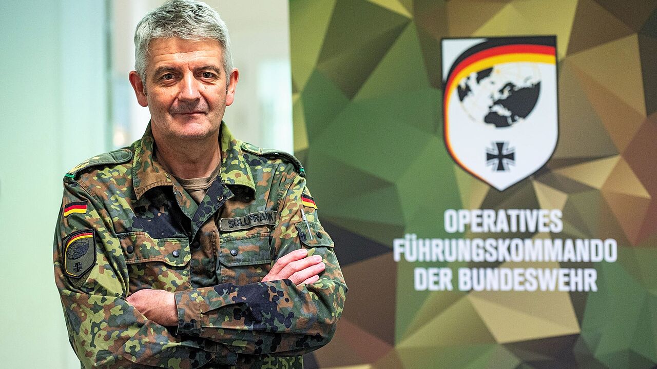 Generalleutnant Alexander Sollfrank ist  Befehlshaber des Operativen Führungskommandos. Foto: Picture Alliance