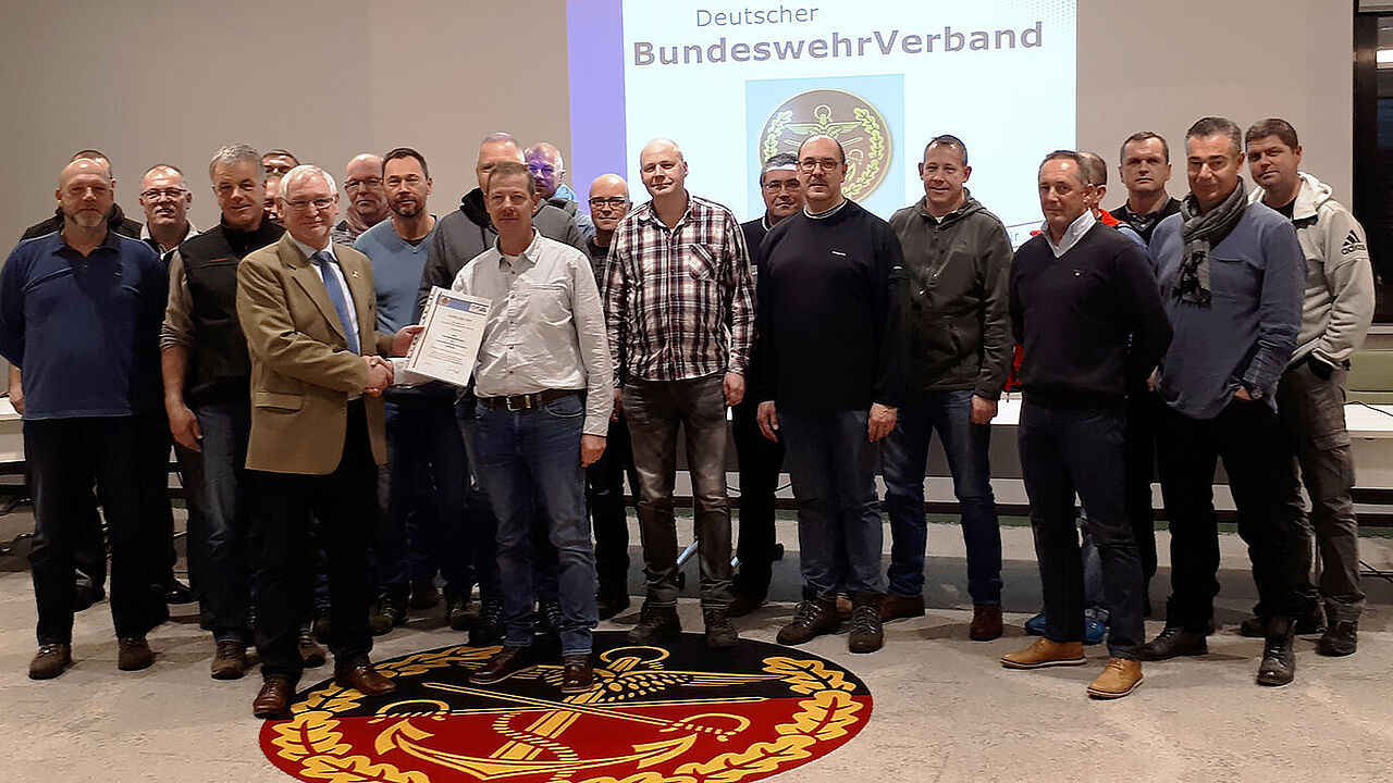 Die Lehrgangsteilnehmer der USH sind immer ein gern gesehene Gäste in Berlin. Foto: SVS/Bender