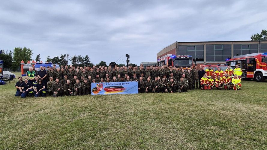 Tag der Werte bei den Rekruten des Aufklärungslehrbataillons 3. Foto: DBwV