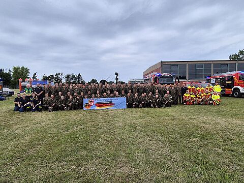 Tag der Werte bei den Rekruten des Aufklärungslehrbataillons 3. Foto: DBwV