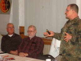 Der Landesvorsitzende, Oberstleutnant Andreas Brandes, steht zum Ehrenamt. Foto: DBwV