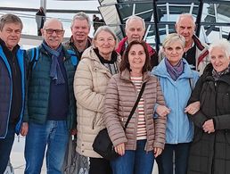 Mitglieder der Kameradschaft ERH waren auf Informationsfahrt mit Besuch des Deutschen Bundestages in Berlin. Foto: Edgar Jaster