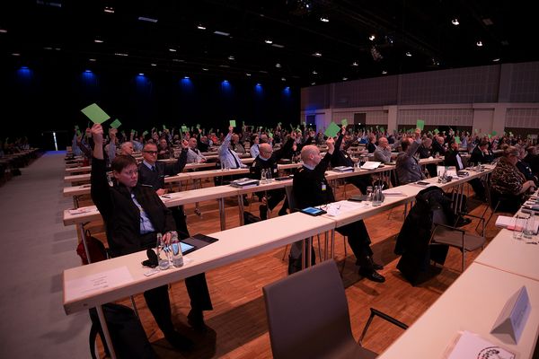 Delegierte entscheiden bei der 21. Hauptversammlung in Berlin über die Zukunft des DBwV Foto: DBwV