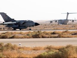 Ein Aufklärungs-Tornado auf der Air Base Al-Asrak in Jordanien. Der Einsatz läuft vorerst bis Oktober, der Aufklärungsbedarf ist aber nach wie vor hoch. Foto: dpa
