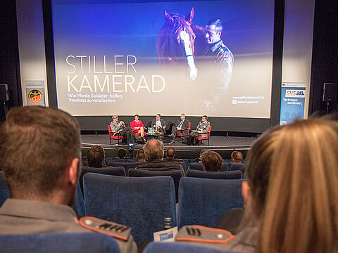 Filmvorführung „Stiller Kamerad“ mit anschließender Podiumsdiskussion Foto: DBwV/Hepner