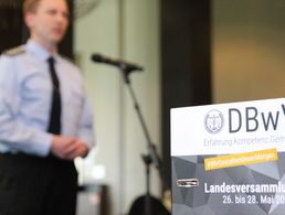 Intensive Aussprache der Delegierten zu den Anträgen des Landeverbandes Ost. Foto: DBwV/Hahn