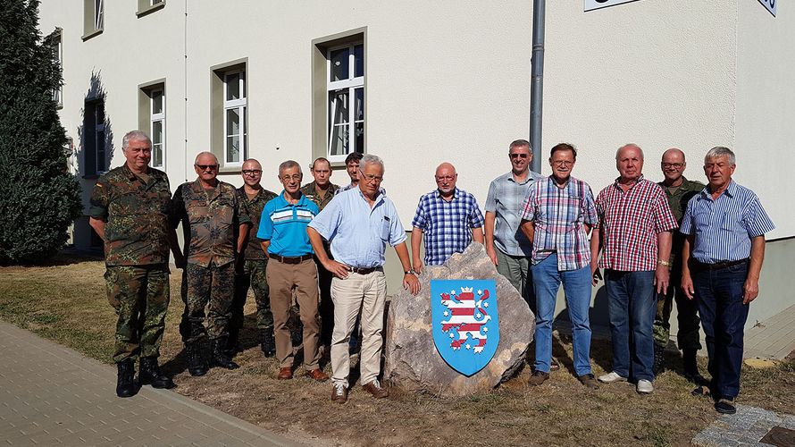 Teilnehmer der Informationsveranstaltung beim Landeskommando Erfurt Foto: Bundeswehr/Laufer