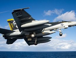 Das Verteidigungsministerium beabsichtigt, Flugzeuge vom Typ F/A-18 "Super Hornet", wie hier auf dem Bild  zu sehen, für die nukleare Teilhabe anzuschaffen. Foto: Boeing
