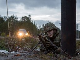 Ein deutscher Soldat bei der Übung Trident Juncture in Norwegen. Foto: Bundeswehr