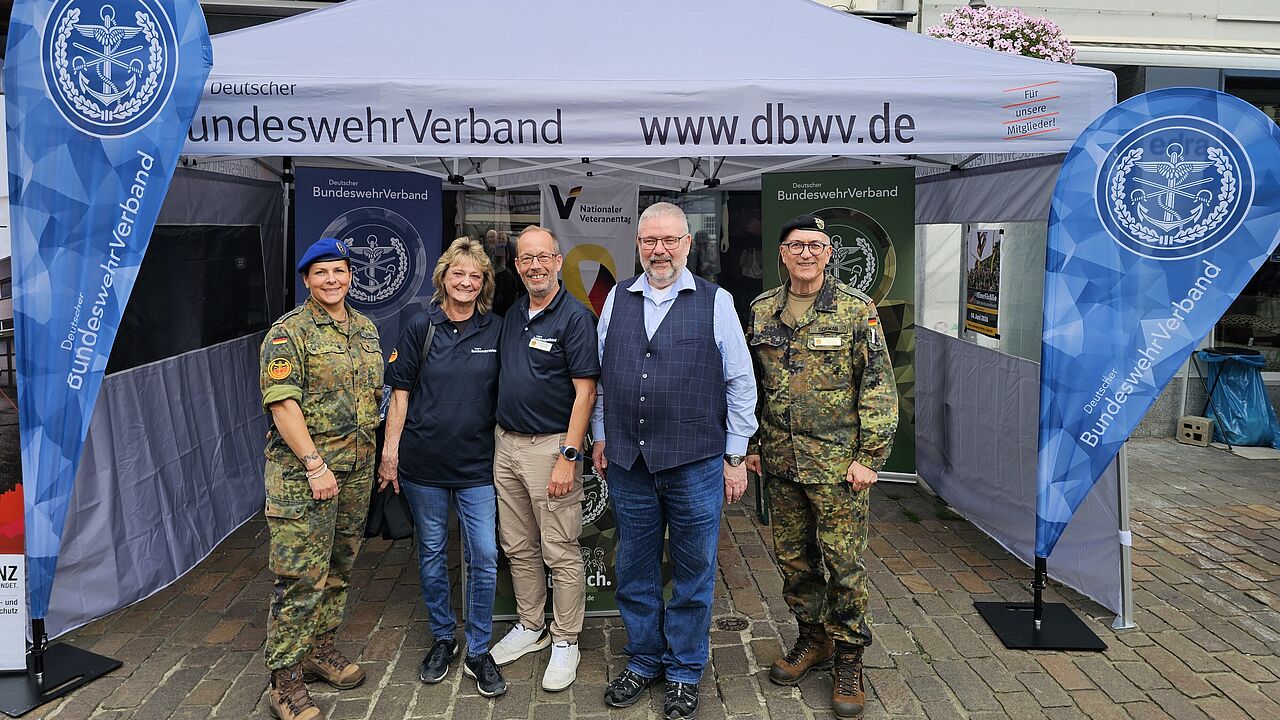 Auch in diesem Jahr war die Standortkameradschaft Koblenz Lahnstein beim Veteranentag vertreten. Foto: Standortkameradschaft Koblenz-Lahnstein