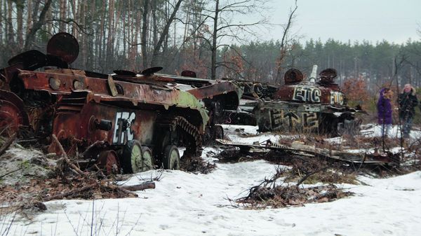 Hier in Borodjanka, einem Vorwort von Kiew, kam der russische Vormarsch vor einem Jahr ins Stocken. Foto: Fabian Schlüter