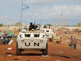 Die UNMISS (United Nations Mission in South Sudan) dient dem Schutz der Zivilbevölkerung und der Sicherung von Hilfslieferungen im Südsudan. Foto: UN Photo/Stuart Price