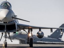 Die Luftwaffe hat zwei Eurofighter auf den rumänischen Militärflughafen von Constanta verlegt. Foto: Bundeswehr/Jane Schmidt