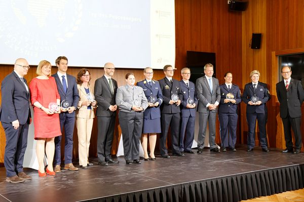 Mit einer Feierstunde ist in Berlin der Tag des Peacekeepers 2018 begangen worden Foto: DBwV/Kruse