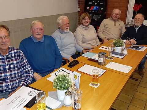 Dirk Steffen, Ulf Brandt, Peter Buchholz, Martina Buchholz,  Hans-Otto Rutsch und Ingo Lohmann (v.l.n.r.). Foto: DBwV