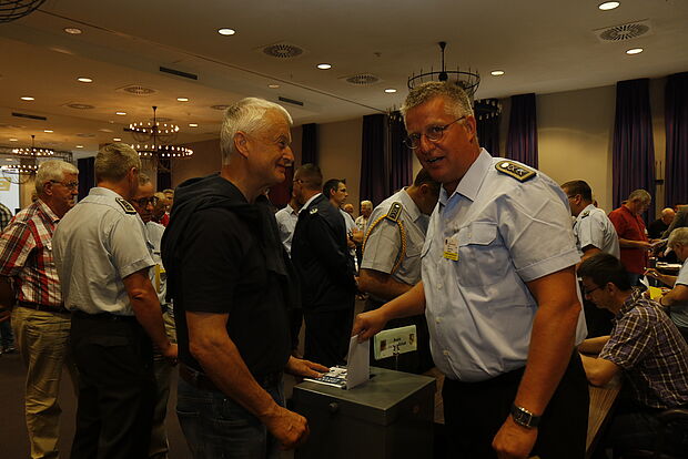 Die Wahlen der Delegierten für die HV sowie den Koordinierungsausschuss waren zentraler Bestandteil der Landesversammlung Foto: DBwV/Kleinemas